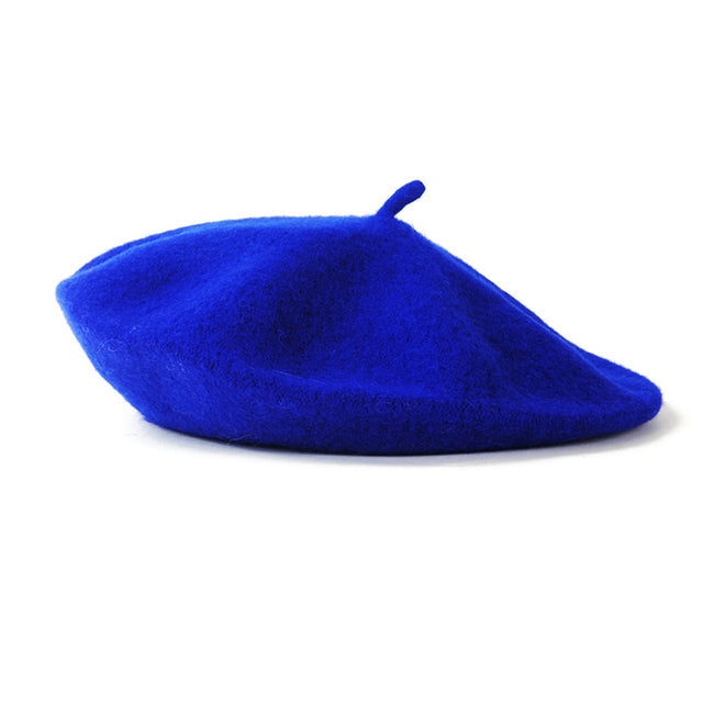 Baskenmütze Blau Damen