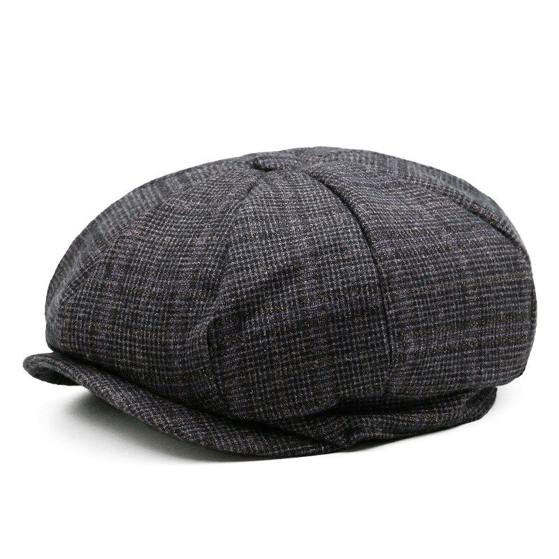 Schiebermütze Herren Peaky Blinders Grau