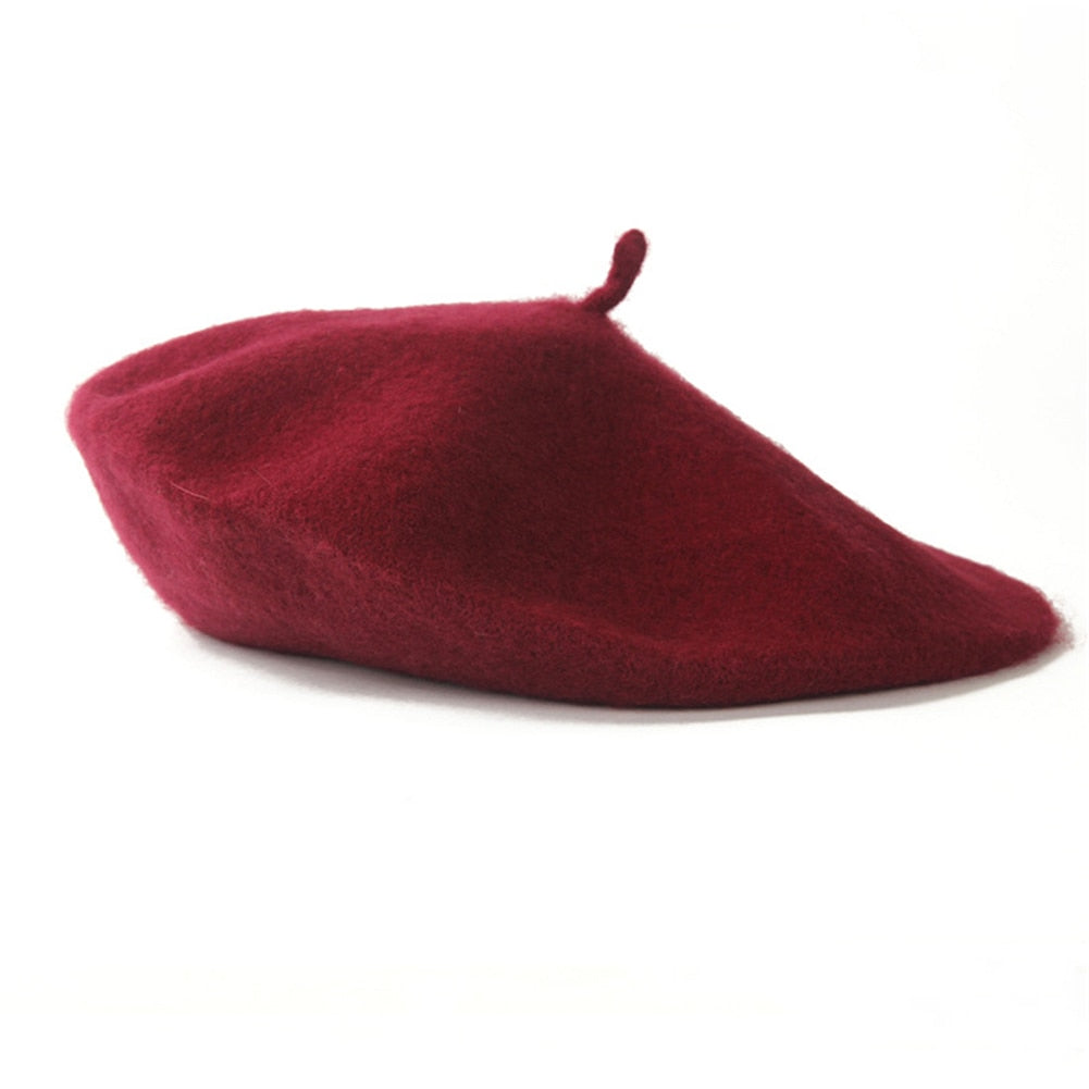 baskenmütze de farben bordeaux