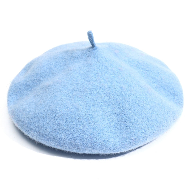 baskenmütze hellblau
