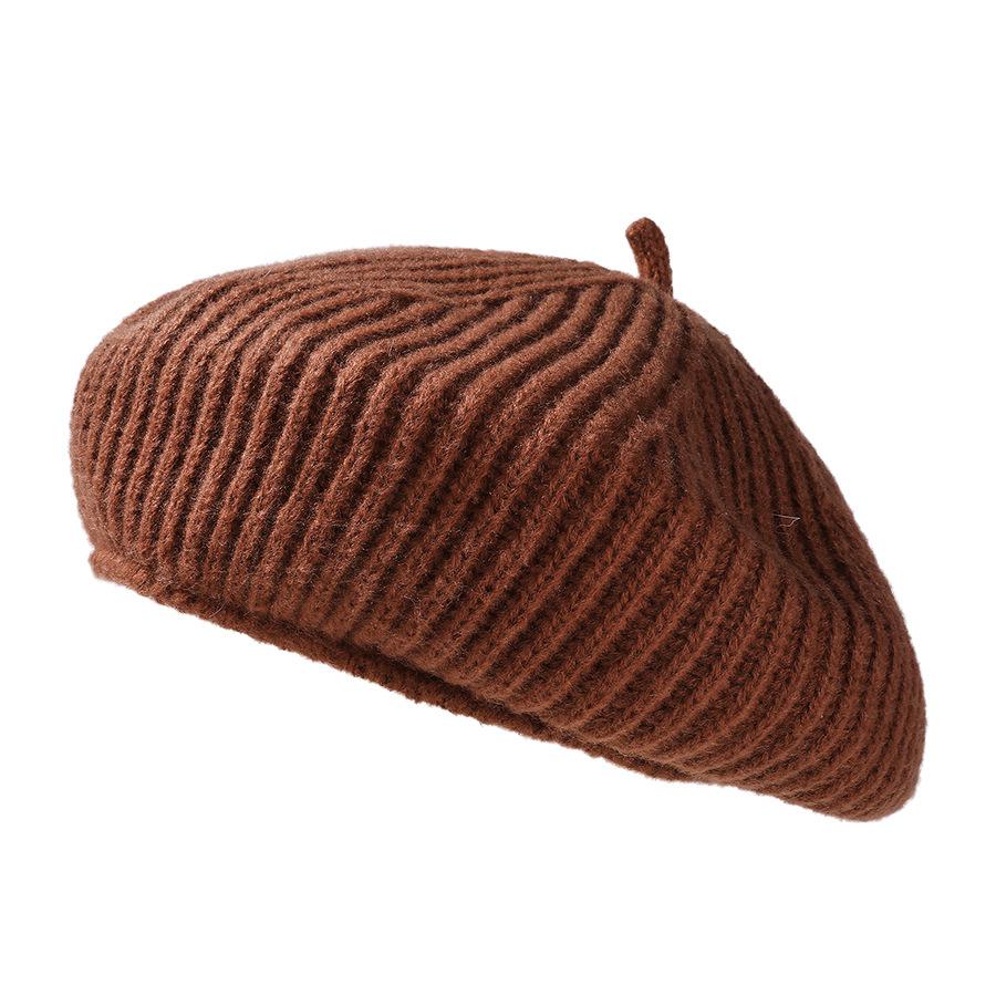 Baskenmütze Damen Stricken
