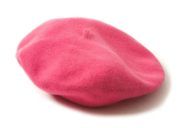 Baskenmütze Rosa